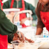 GVSU mlk day of service 2025 service lunch making